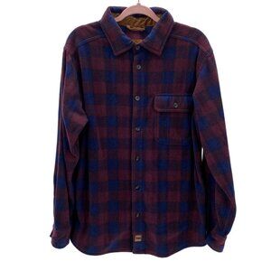 Venado Long Sleeve Button Down Fleece Shirt Men’s Size L